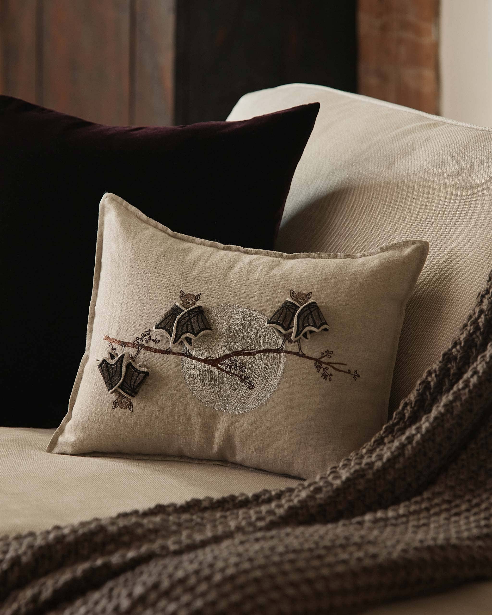 Coral & Tusk Bat Branch Pillow