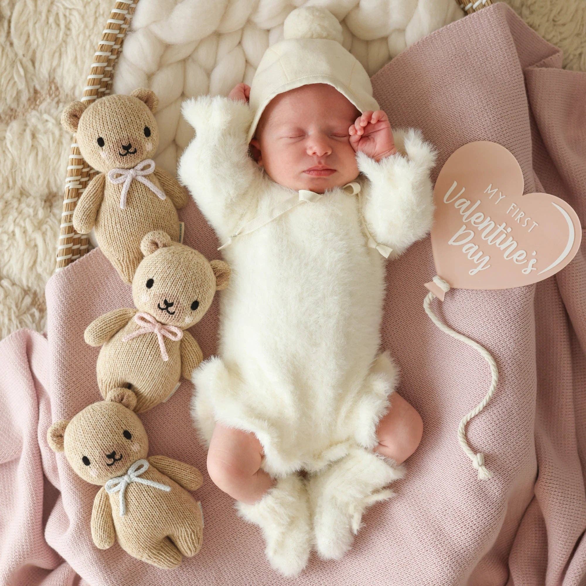 Cuddle + Kind Baby Honey Bear (Lavender Bow)