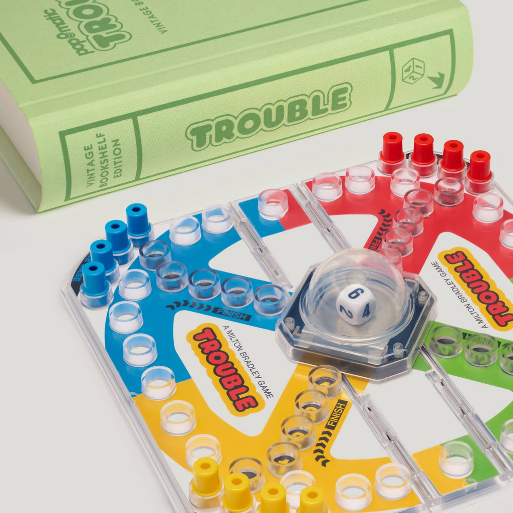 Board Game: Trouble Vintage Bookshelf Edition