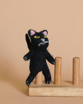 Felt Finger Puppet: Black Cat