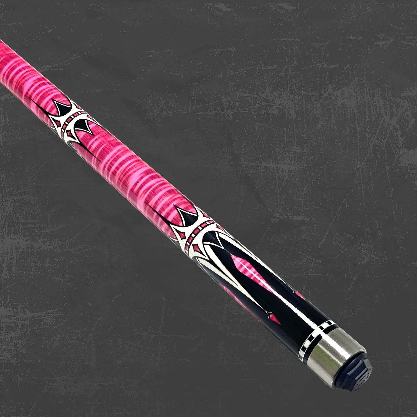 2-Piece Carbon Fiber Billiard Cue – Unisex Pool & Snooker Cue Stick, Low Deflection, Pink or Blue – Perfect Gift for Dad, Husband & Snooker Enthusiasts, Christmas & Holiday Gift