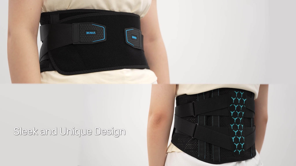 Lumbar Support Belt for Men & Women – Breathable Mesh Back Brace with 7 Stays & Integrated Lumbar Pad, Adjustable Lower Back Support for Work, Lifting, Home Use, Sizes S/M/L/XL/XXL