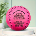 Inspirational PU Softball Gift for Granddaughter Birthday Christmas