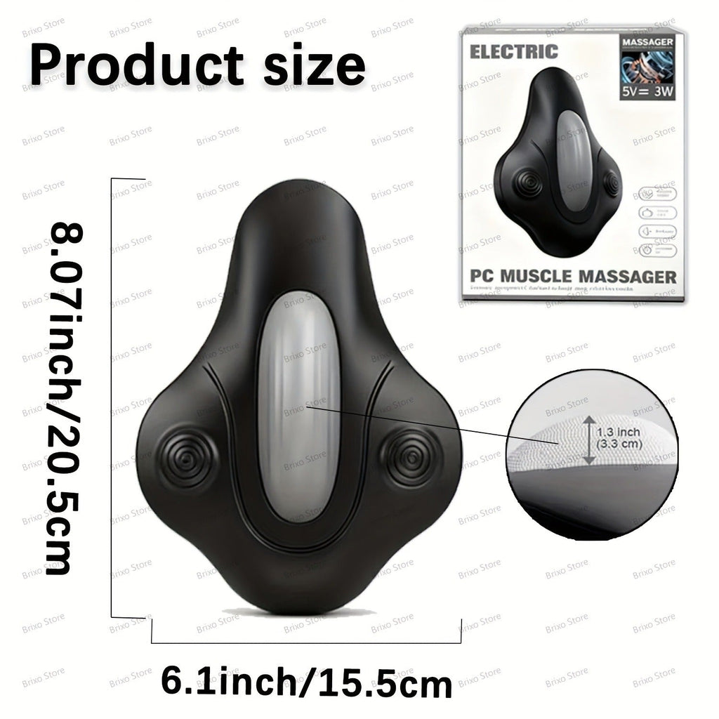 Pelvic Floor Muscle Trainer Electric Massage Cushion – Wireless Vibrating Exercise Pad for Men & Women, 6 Modes Home Gym Kegel Strengthening & Relaxation Fitness Device, Great Gift Idea