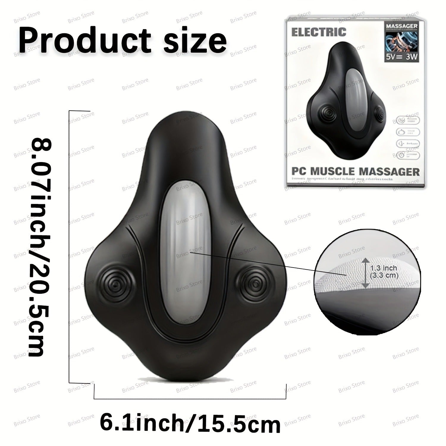 Pelvic Floor Muscle Trainer Electric Massage Cushion – Wireless Vibrating Exercise Pad for Men & Women, 6 Modes Home Gym Kegel Strengthening & Relaxation Fitness Device, Great Gift Idea