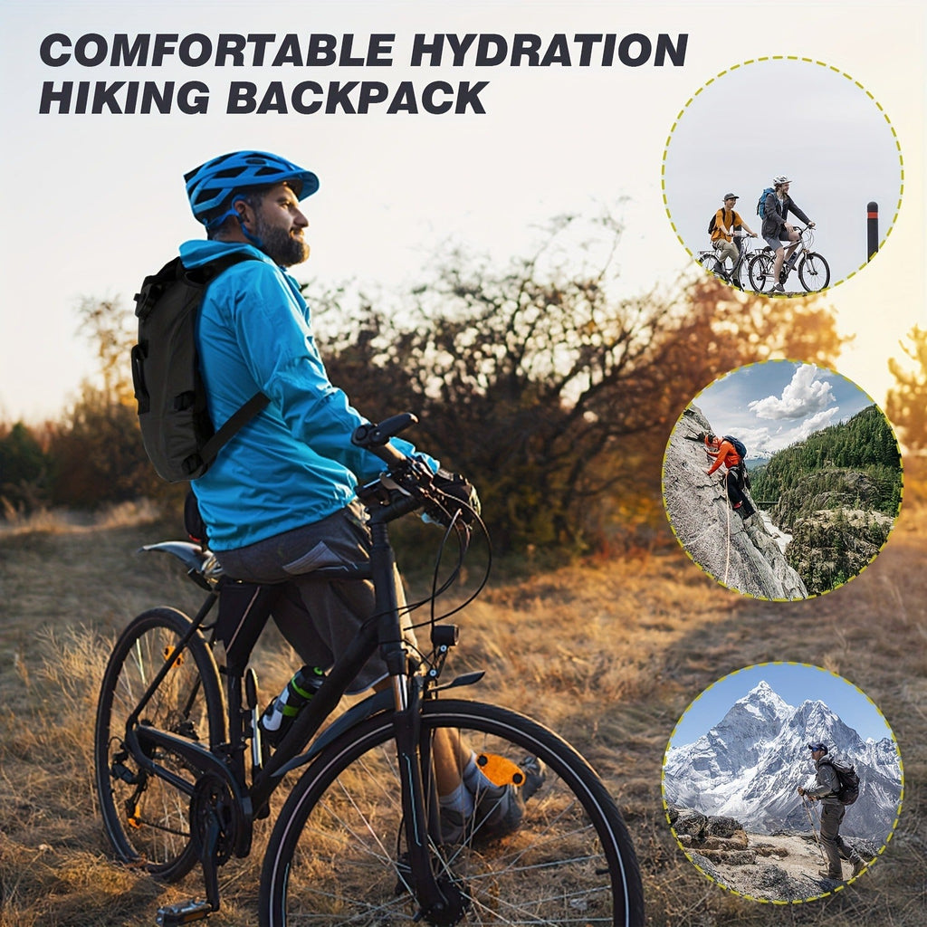 Water Bladder Backpack with 3L & 101.44oz BPA-Free Bladder – Oxford Cloth Hydration Pack for Hiking, Camping & Outdoor Adventures, Multiple Colors Available