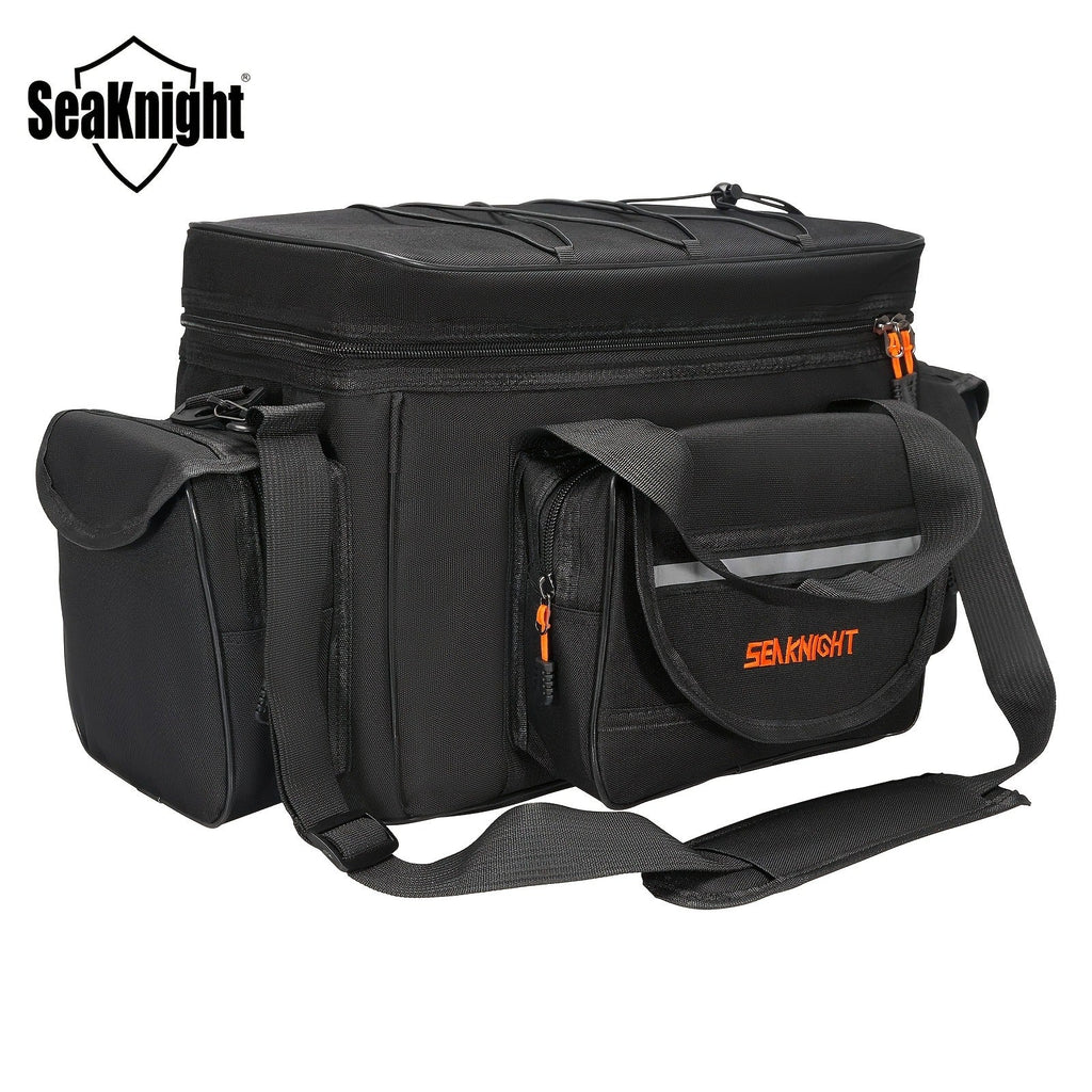 Fishing Tackle Bag Camo Durable Nylon Shoulder Carry Zipper Fishing Gear Storage Bag for Hiking Travel Outdoor Fishing Camouflage Multiple Colors