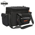 Fishing Tackle Bag Camo Durable Nylon Shoulder Carry Zipper Fishing Gear Storage Bag for Hiking Travel Outdoor Fishing Camouflage Multiple Colors