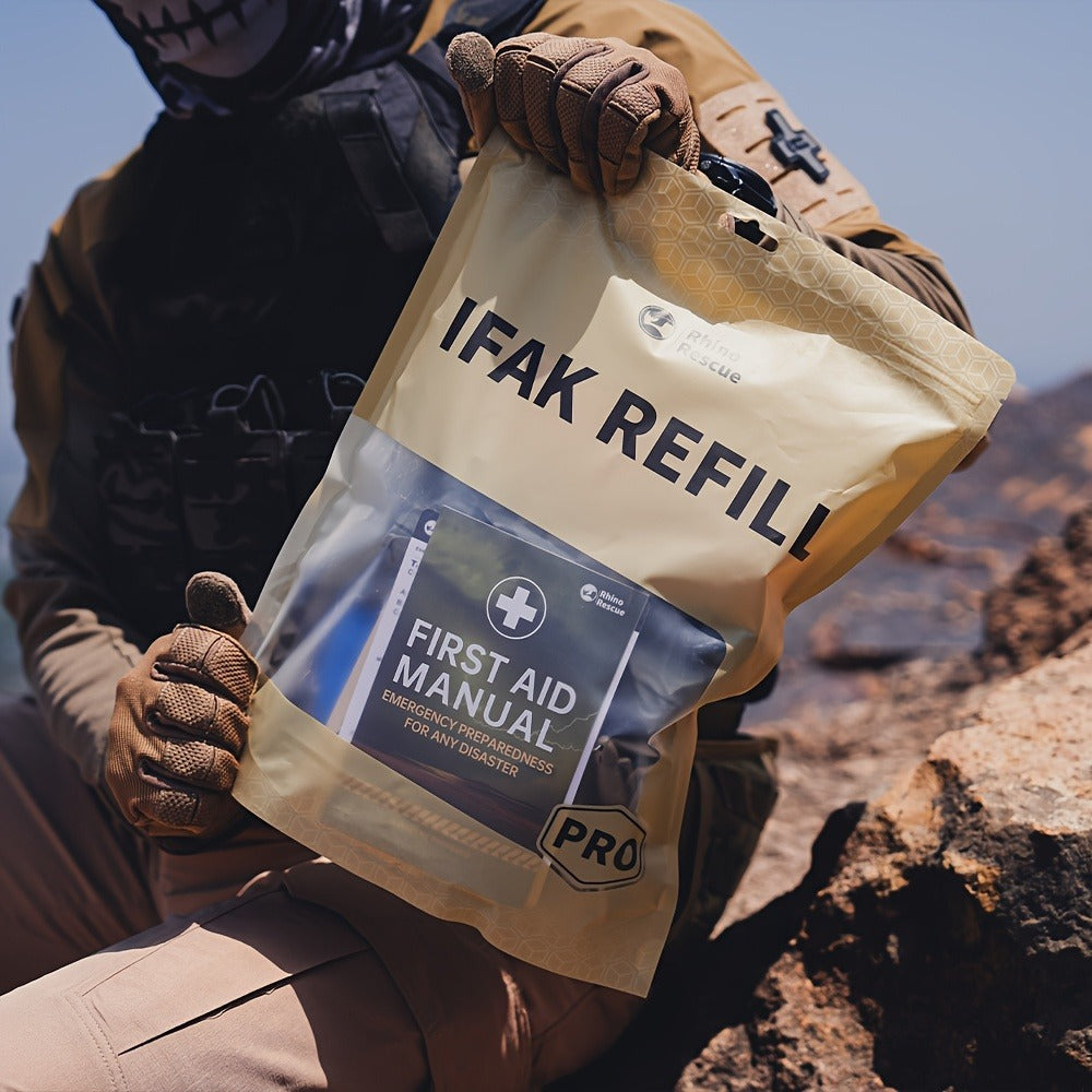 Tactical Emergency Trauma Kit 11pcs – Combat First Aid Survival Kit for Outdoor, Hunting & Rescue