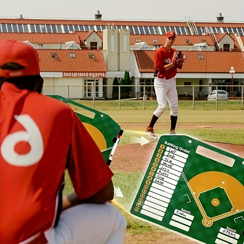 Magnetic Baseball Lineup Coach Board – Erasable Tactical Board