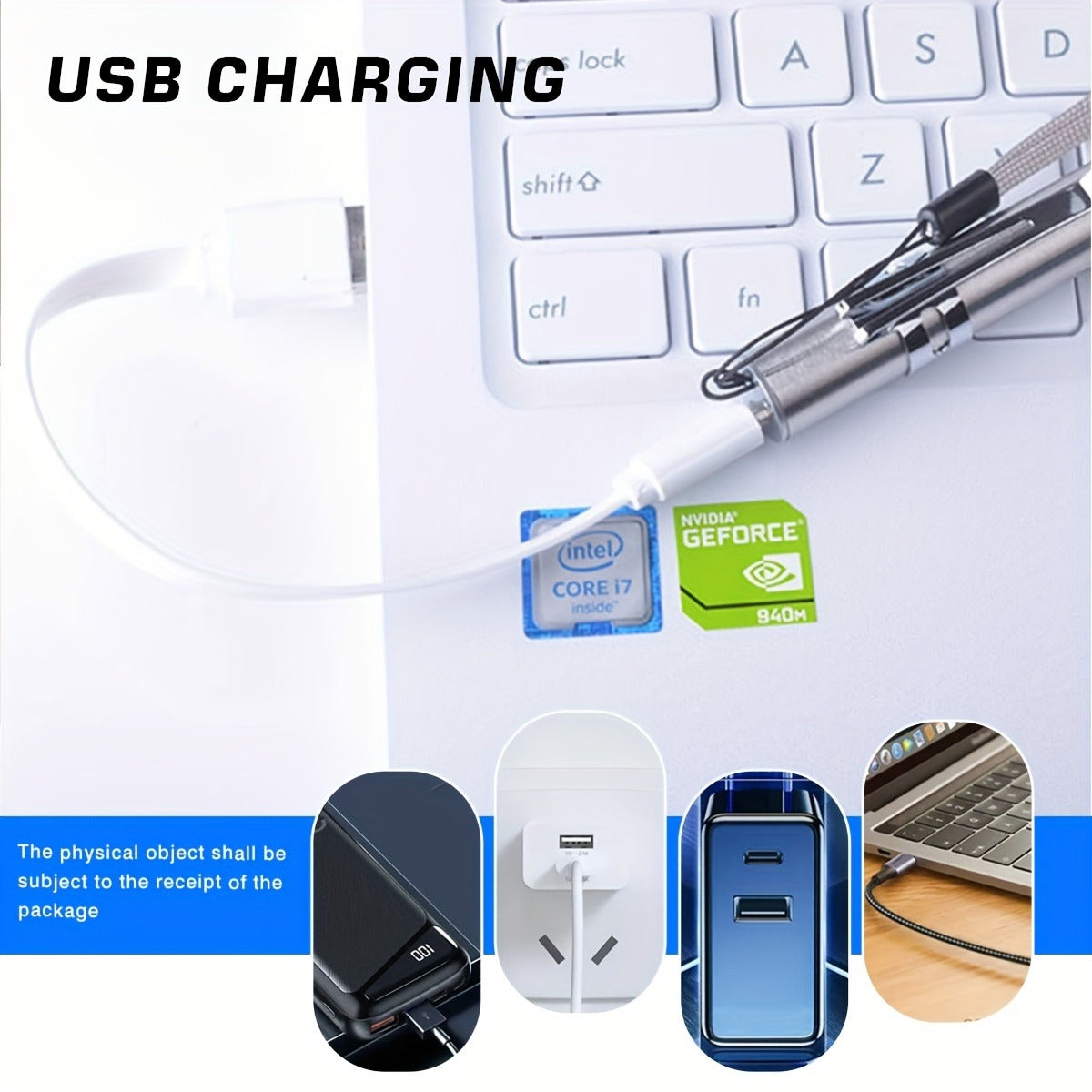 Tactical Pen Light 5 Pack USB Rechargeable 400 Lumen Mini LED Penlight Pocket Flashlight for Nurses Camping Outdoor EDC