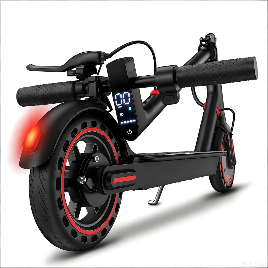Foldable Electric Scooter for Adults – 350W Motor, 21-Mile Range, App Control, 3-Speed Modes, 8.5'' Tires