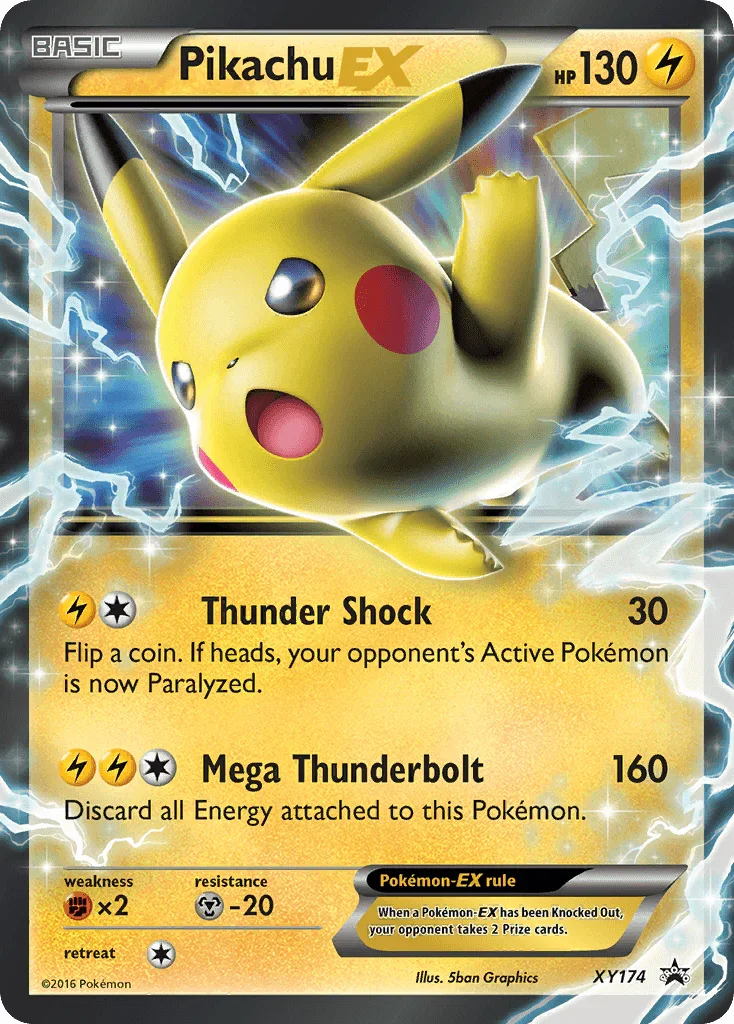 Pikachu EX (XY174) [XY: Black Star Promos]