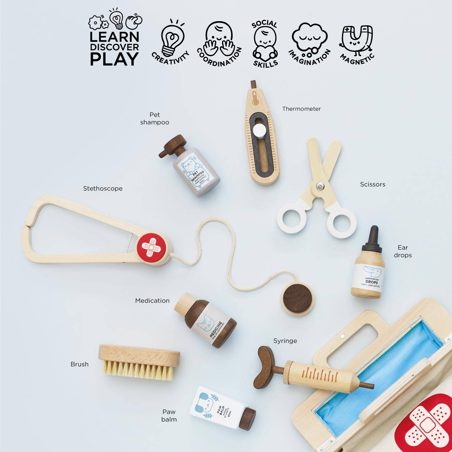 Pretend Play Animal Vet Set
