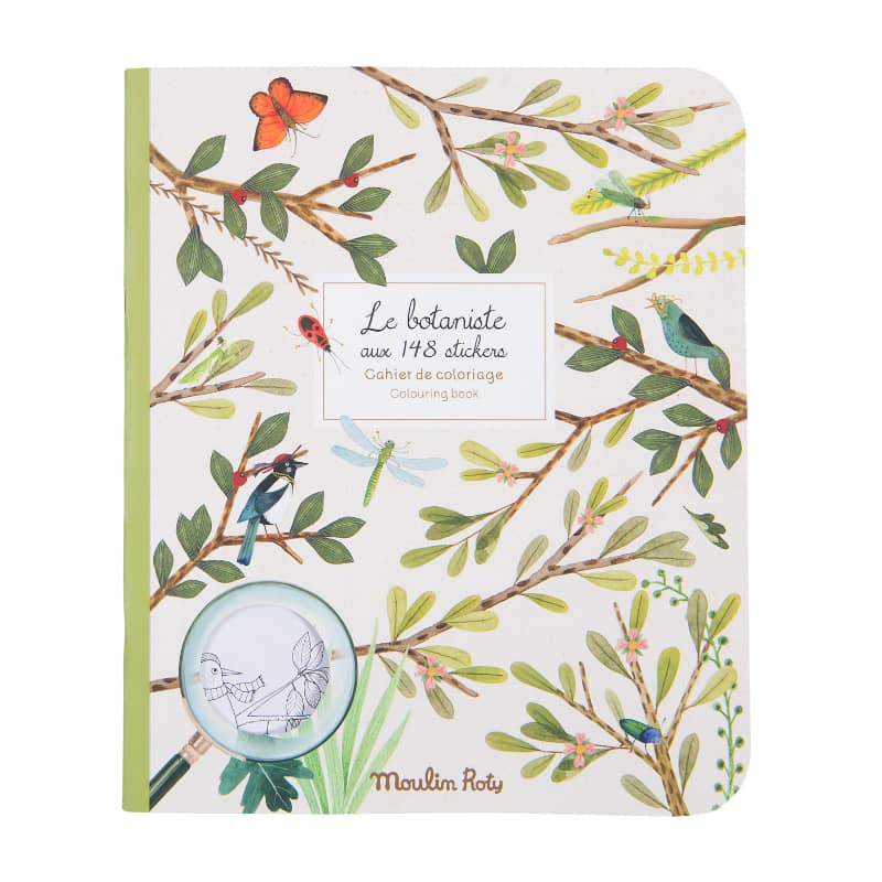 Moulin Roty Botanist Coloring Book & Stickers