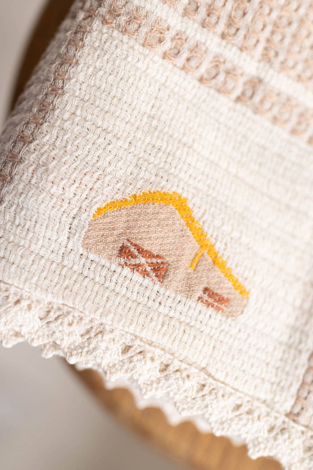 Organic Cotton Baby Blanket - Farm