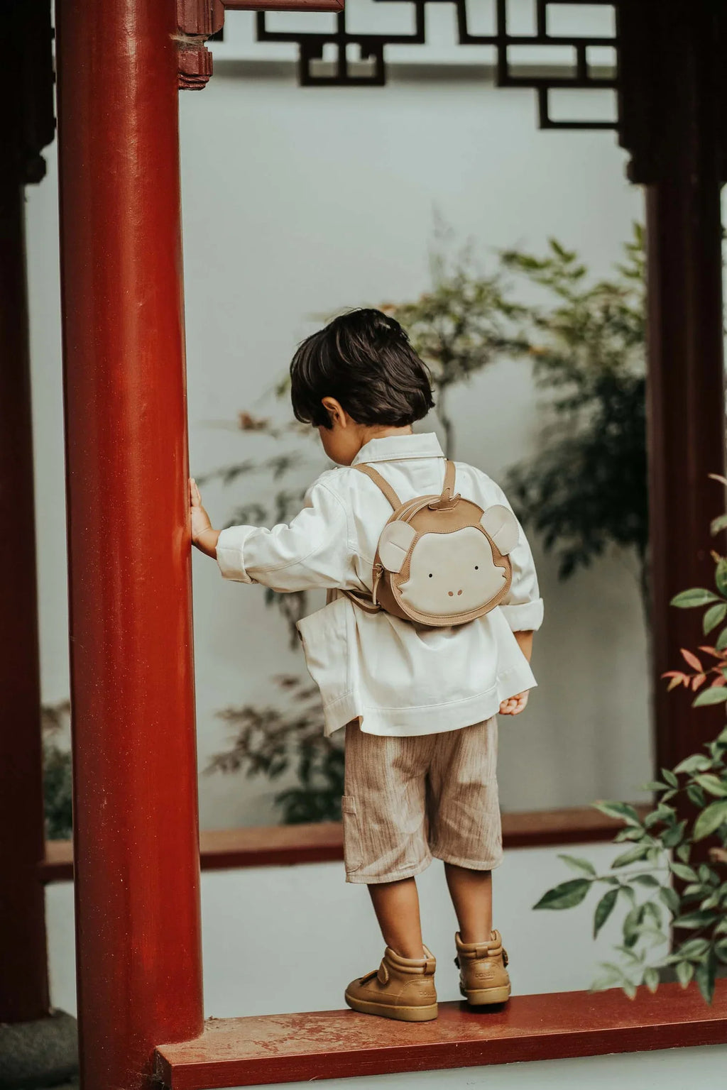 Donsje Leather Kapi Backpack - Monkey
