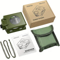 Sighting Compass with Inclinometer & Carrying Bag – Survival Navigation Tool for Camping, Hiking, Hunting & Geology