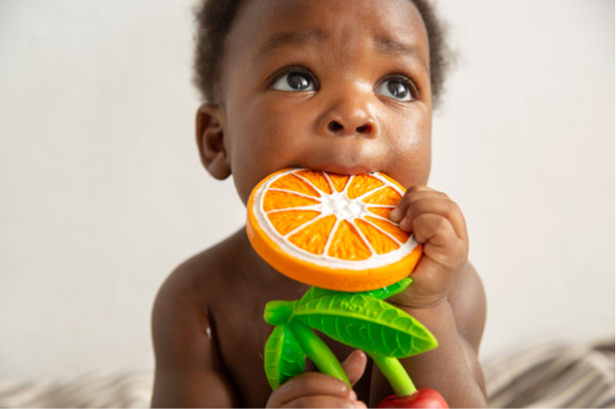 Clementino the Orange Teething Toy