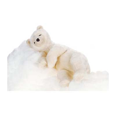 Sleeping Polar Bear Stuffed Animal (ships in one week)