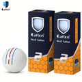 Golf Balls 6pcs Long Distance High Speed with 360-Degree Aiming Line Add 40+ Yards Distance Durable Performance Golf Ball Set for Men Women Beginners Advanced Players Practice Training