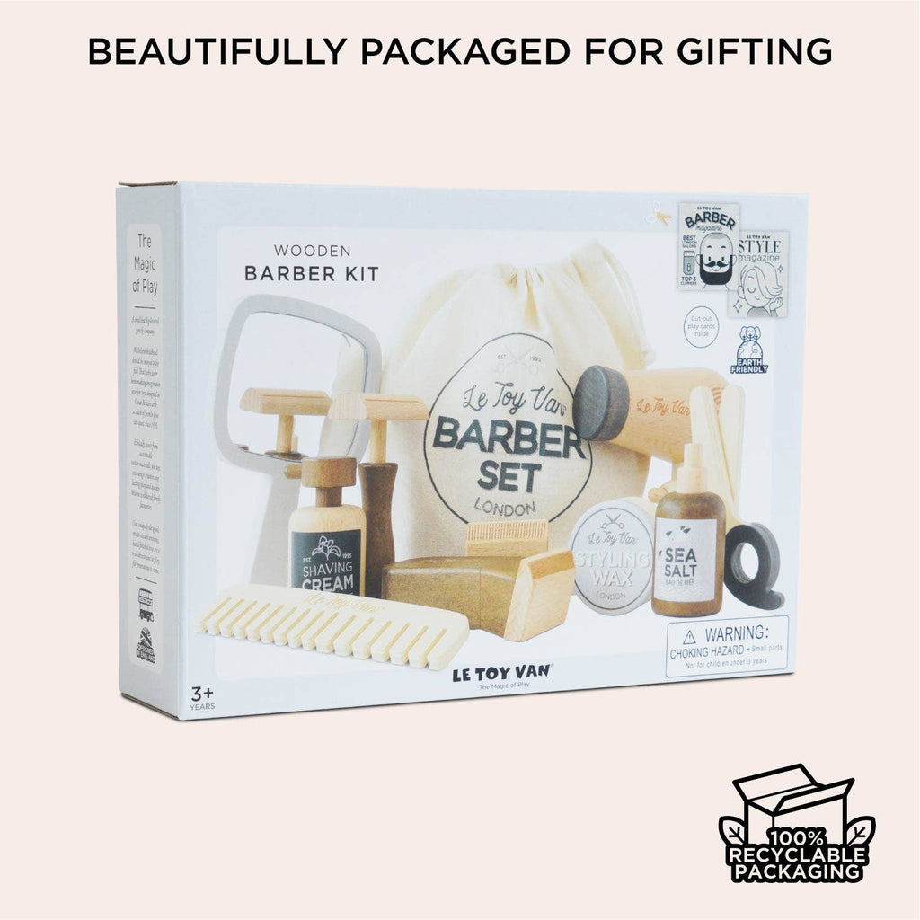 Wooden Hairdresser & Barber Kit