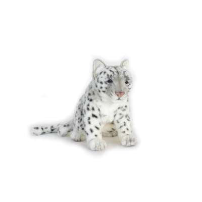 Sitting Snow Leopard Stuffed Animal (ships in one week)
