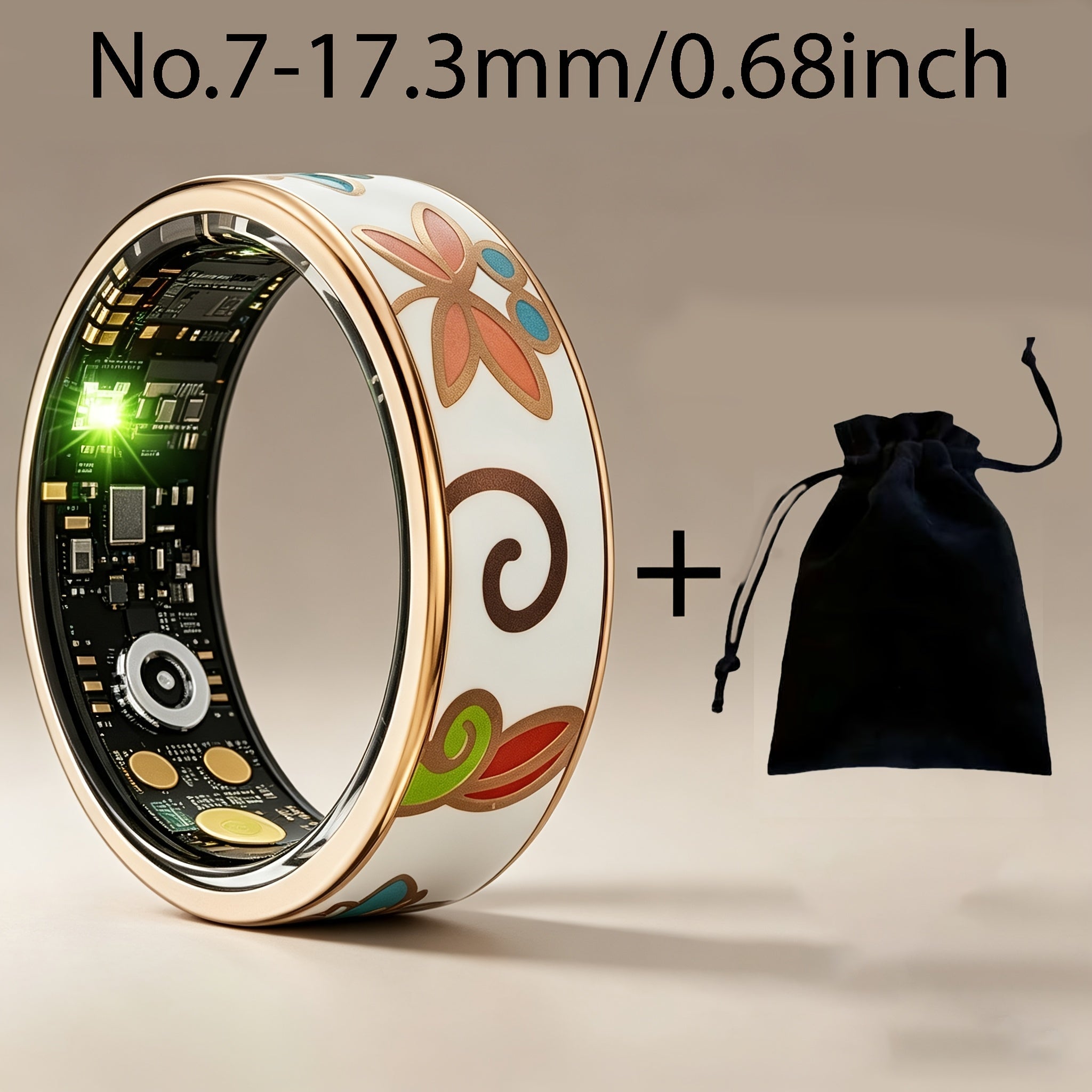 Health Tracking Smart Ring | Pedometer Sleep Calorie iOS Android