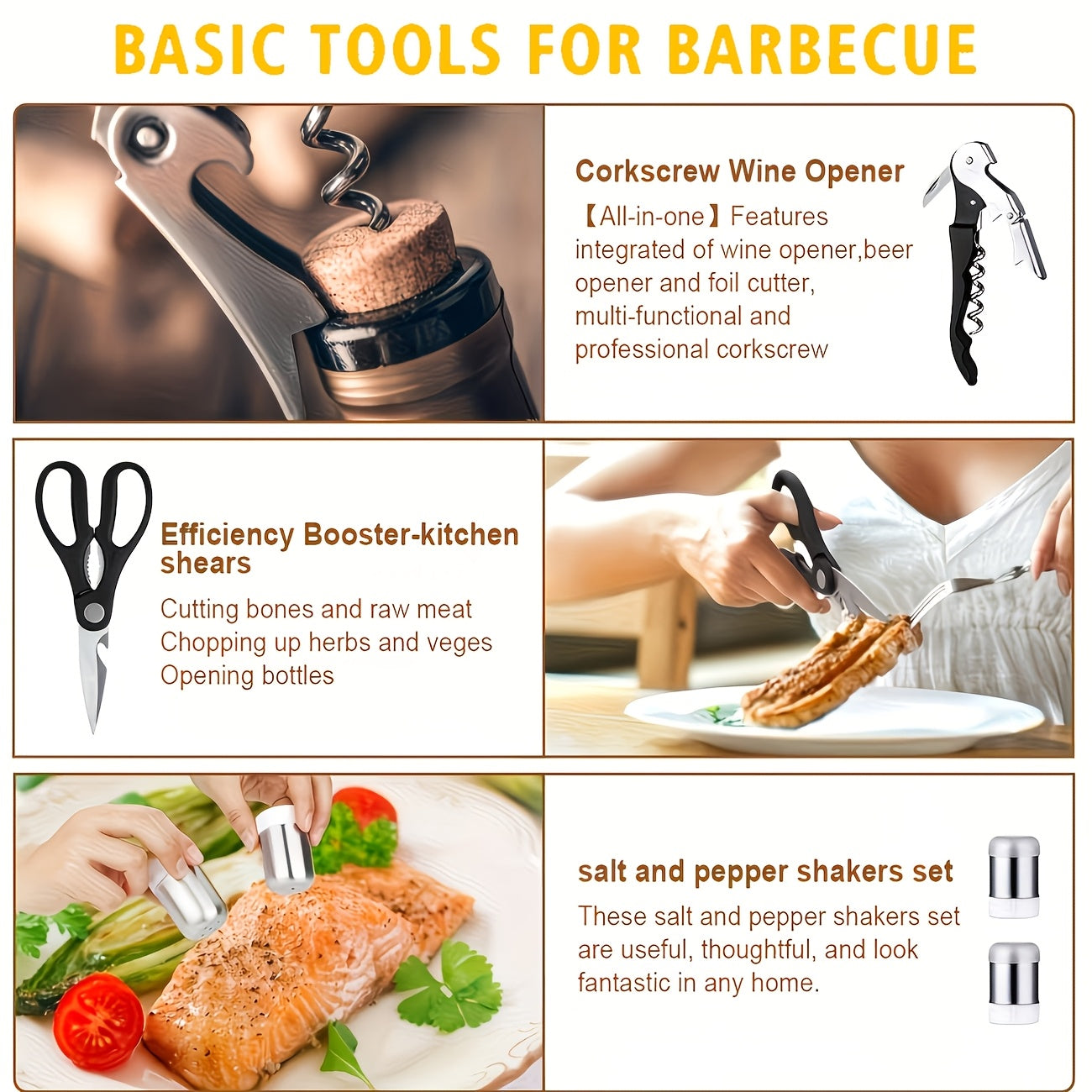 BBQ Griddle Tool Set with Aluminum Case, Oversized Spatula, Griddle Cover & Grill Scraper, Portable Outdoor Grilling Kit for Camping Parties Family Gatherings