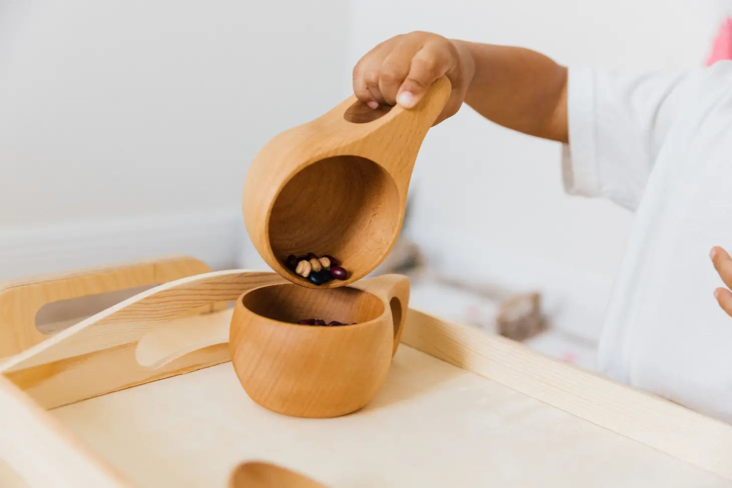 Wooden Pouring Cup