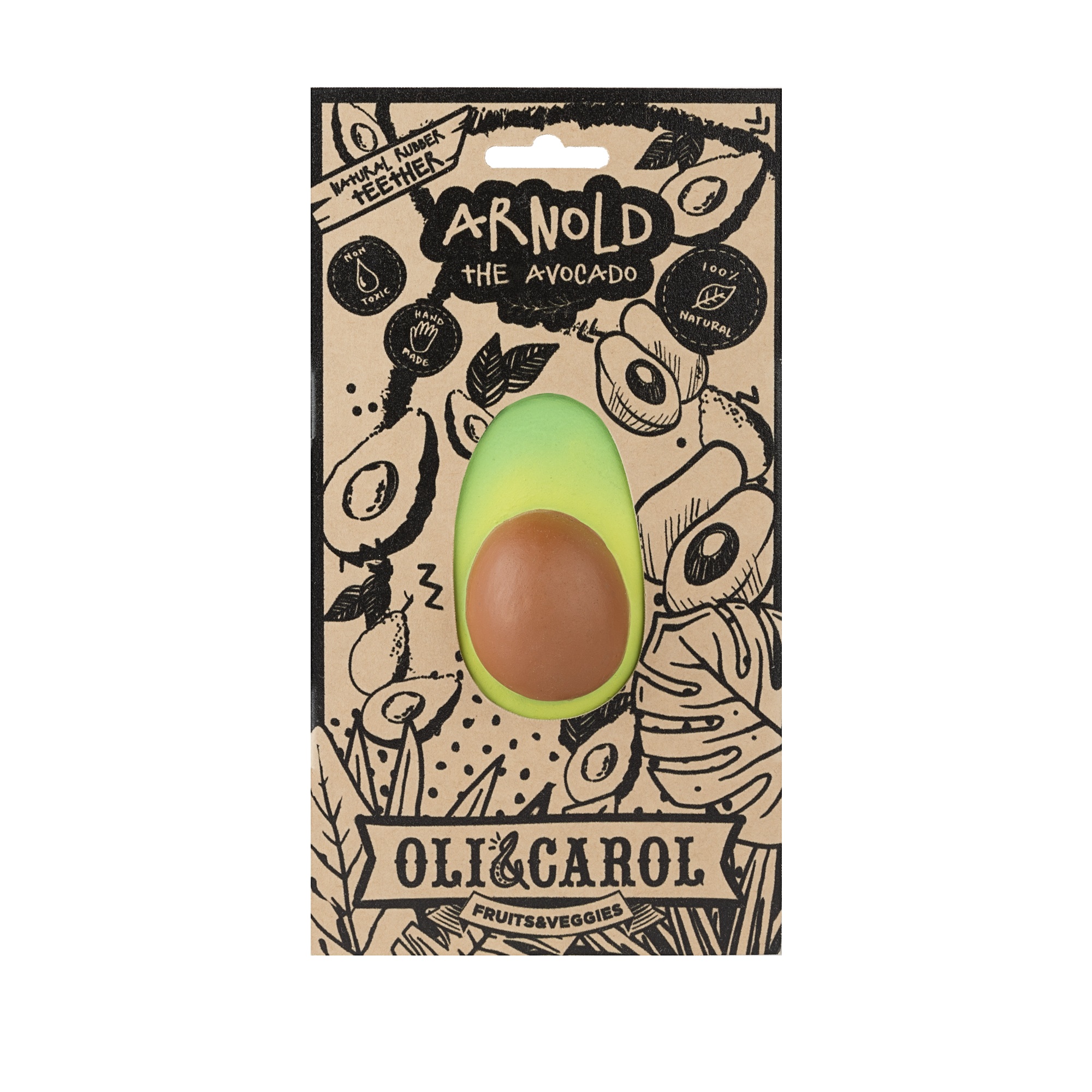 Arnold the Avocado Teething Toy