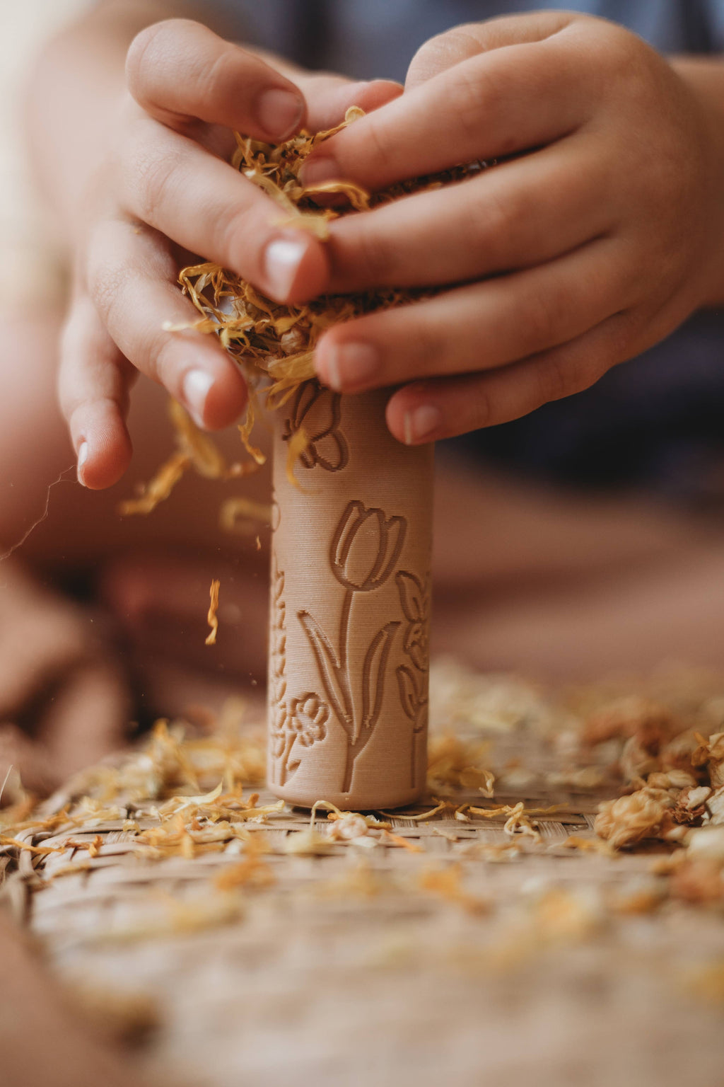 Flower Roller - Eco Pattern Playdough Roller