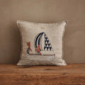 Coral & Tusk Sailing Foxes Pillow