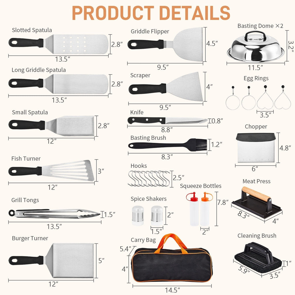 Backpacking Cookware Mess Kit 19/27pcs – Non-Stick Pot Pan Kettle with Stainless Steel Cutlery, Lightweight Camping Cook Set for Open Fire, Hiking & Outdoor Cooking