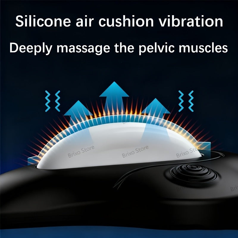 Pelvic Floor Muscle Trainer Electric Massage Cushion – Wireless Vibrating Exercise Pad for Men & Women, 6 Modes Home Gym Kegel Strengthening & Relaxation Fitness Device, Great Gift Idea