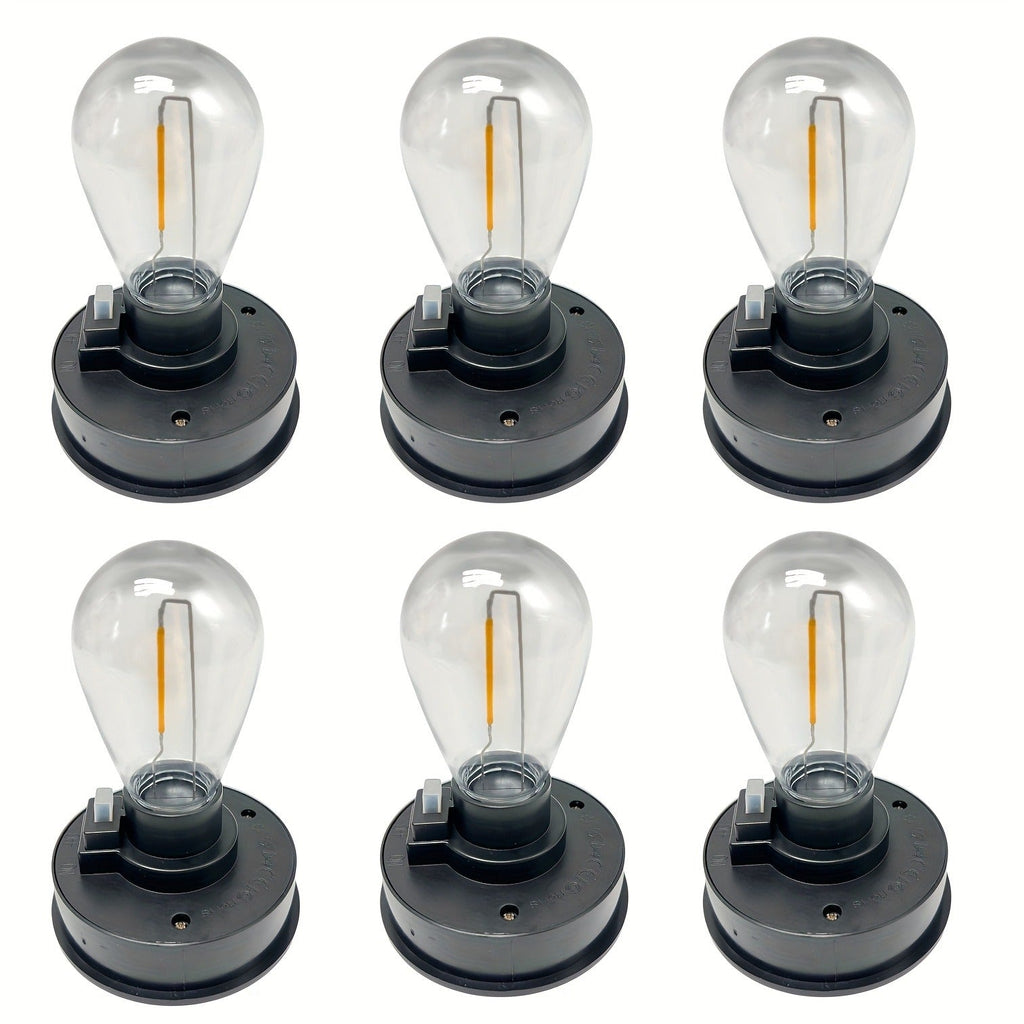Solar Lantern Replacement Bulb IP65 Waterproof – Outdoor Solar Light Accessory, Top Bulb Replacement Kit | 2, 6 or 12 Pack
