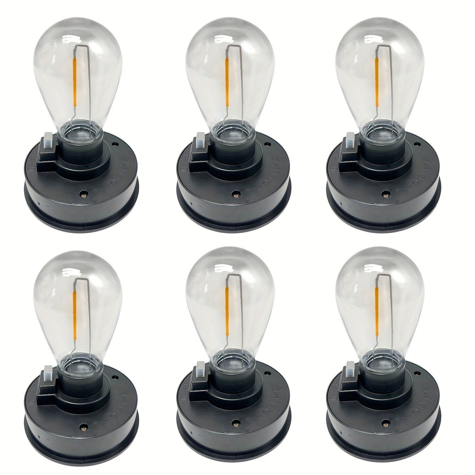 Solar Lantern Replacement Bulb IP65 Waterproof – Outdoor Solar Light Accessory, Top Bulb Replacement Kit | 2, 6 or 12 Pack