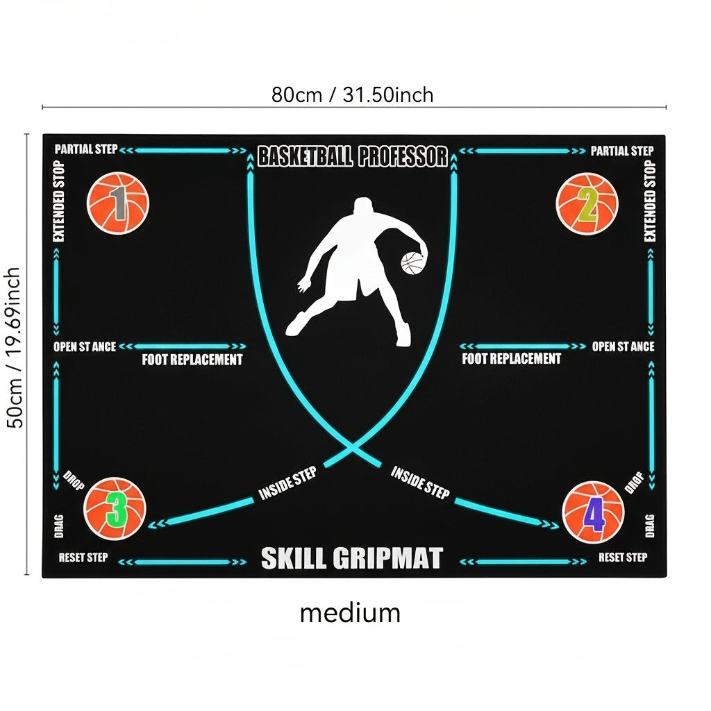 Basketball Footwork Training Mat, Anti-Slip & Step Guidance