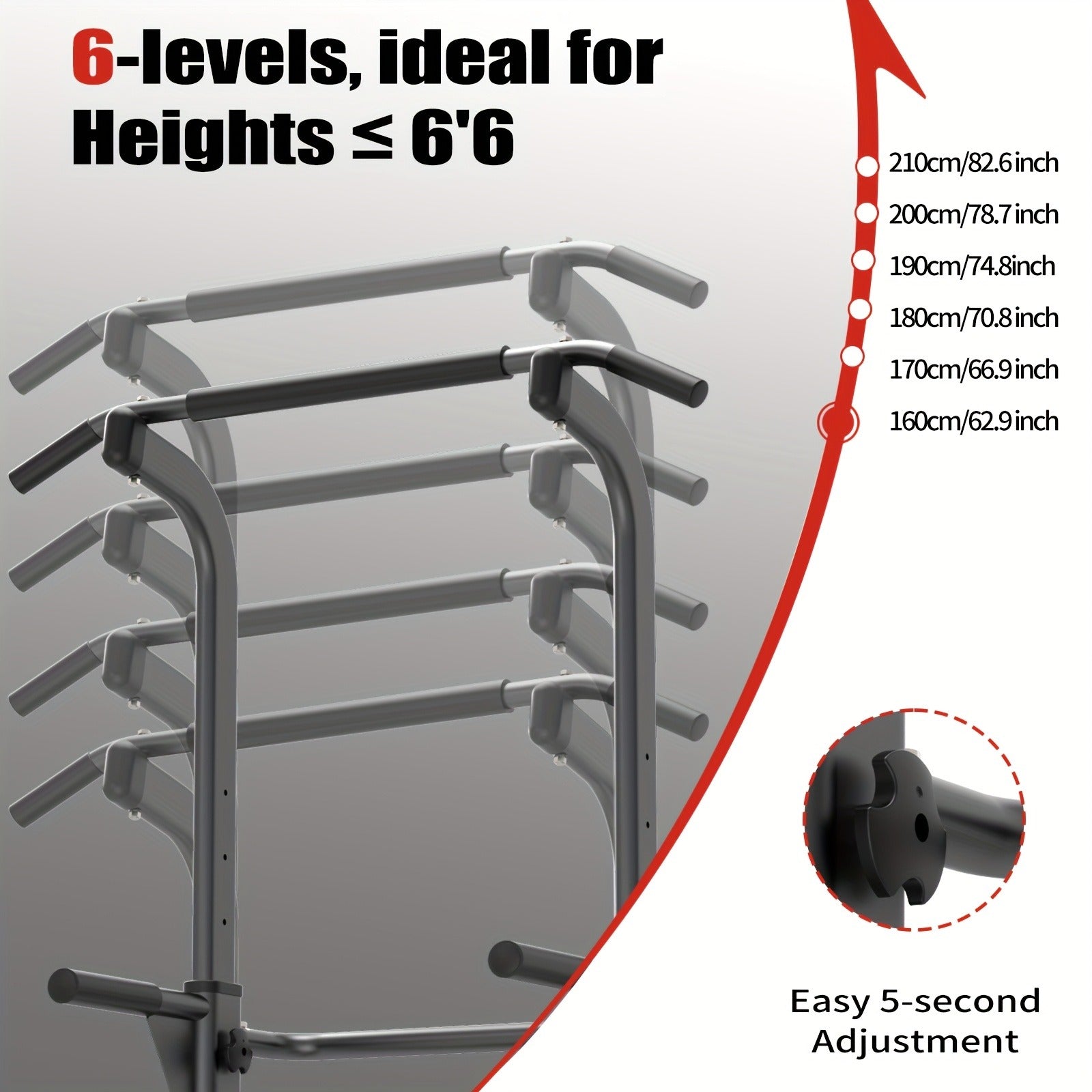 Power Tower Dip Station with Pull Up Bar – Adjustable Height Multi-Function Home Gym Strength Training Workout Station for Dips, Chin Ups, Push Ups, Leg Raises & Upper Body Exercise, 3 Models Available