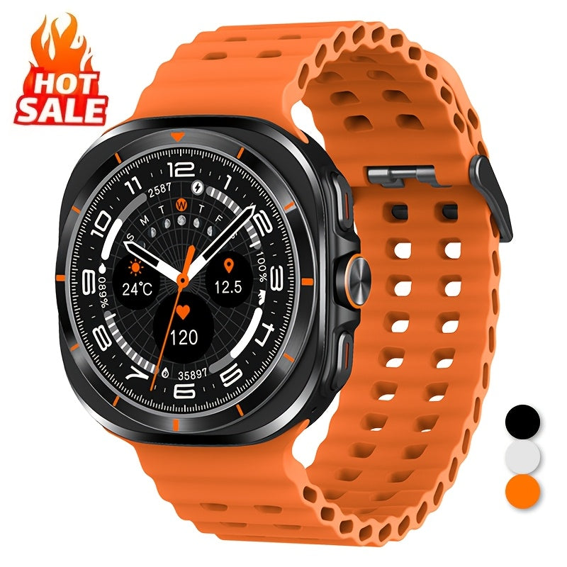 Smart Watch with Call & Message Reminder, Fitness Tracker for Men & Women, Sports Smartwatch Compatible with Android & iPhone, USB Rechargeable, Heart Rate Monitor, Multi-Sport Mode Wristband