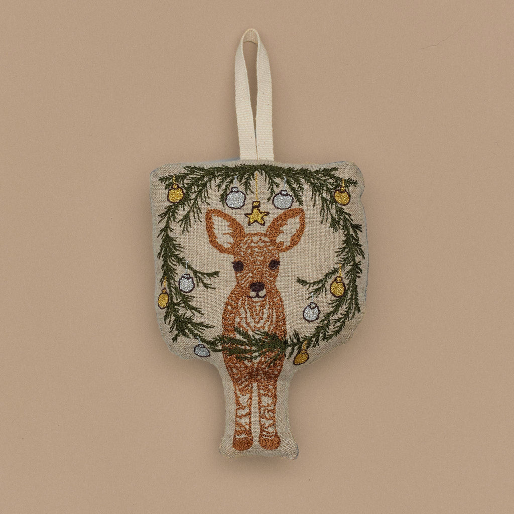 Coral & Tusk Togetherness Deer Ornament