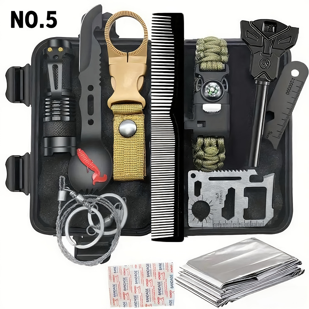 Combat Survival Tool Kit – Tactical Emergency Gear Set