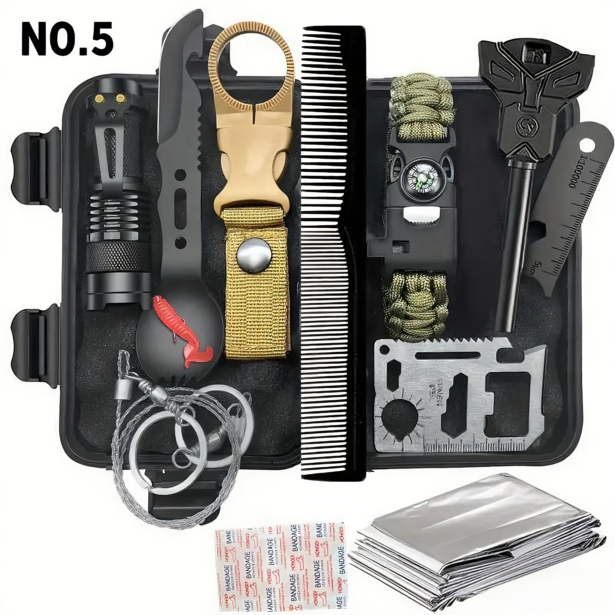 Combat Survival Tool Kit – Tactical Emergency Gear Set