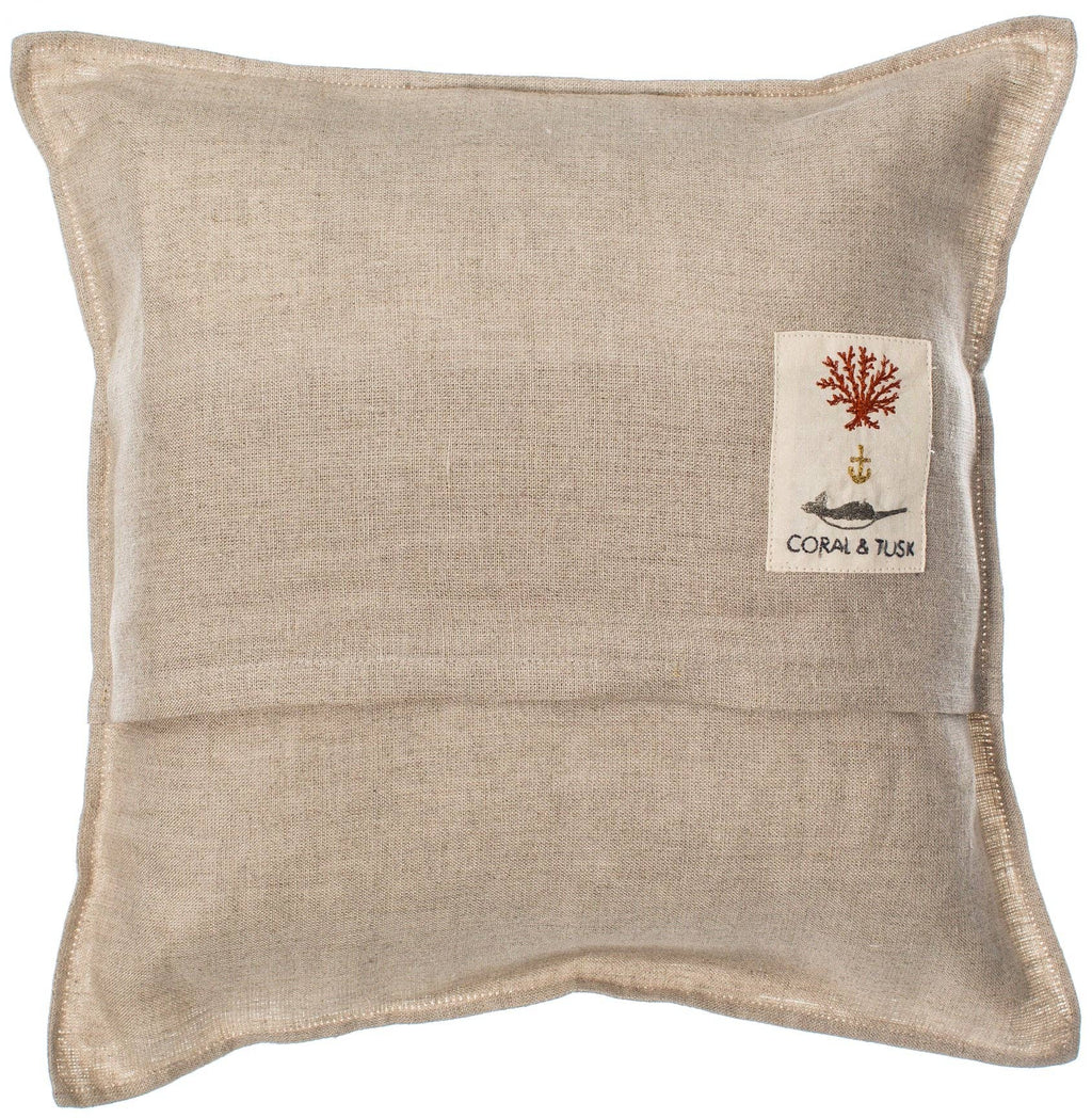 Coral & Tusk Sailing Foxes Pillow