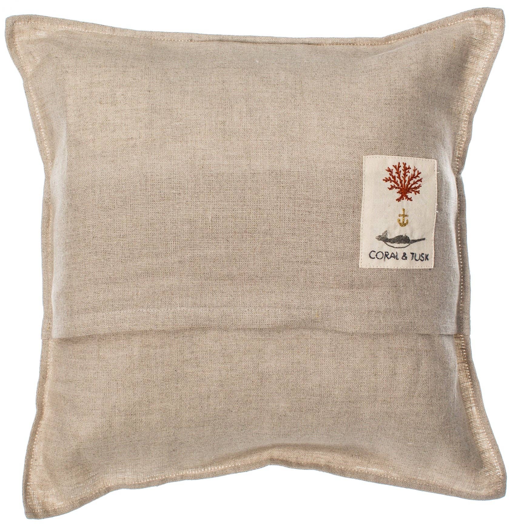 Coral & Tusk Sailing Foxes Pillow