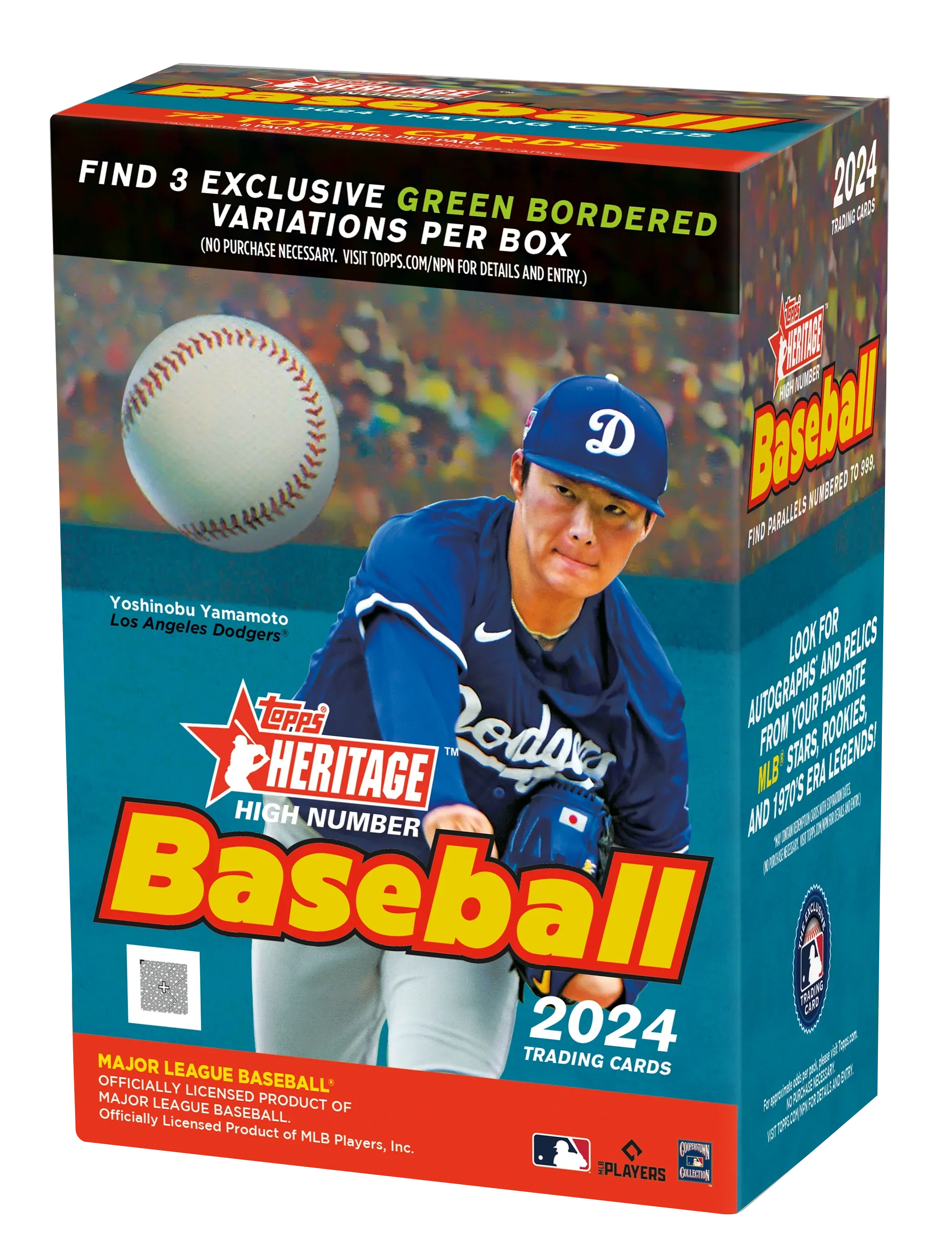 2024 Topps Heritage High Number Baseball - Blaster Box