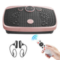 Vibration Plate Exercise Machine 3D – 99 Intensity Levels, 22 Magnetic Acupoints, Foot Massage Mat, 265 lbs Capacity, Remote Control & 2 Resistance Bands for Full Body Fitness