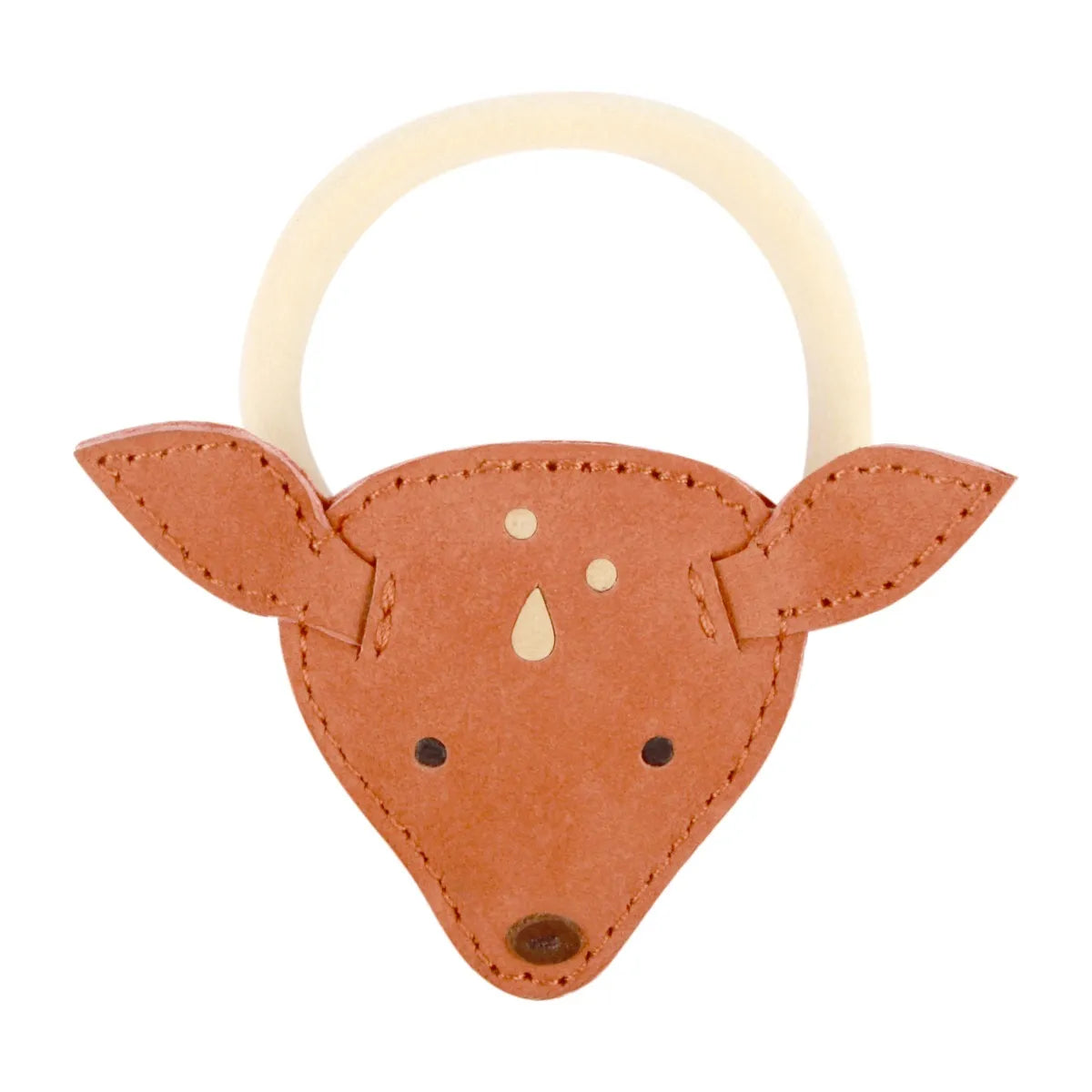 Donsje Leather Hair Tie - Deer