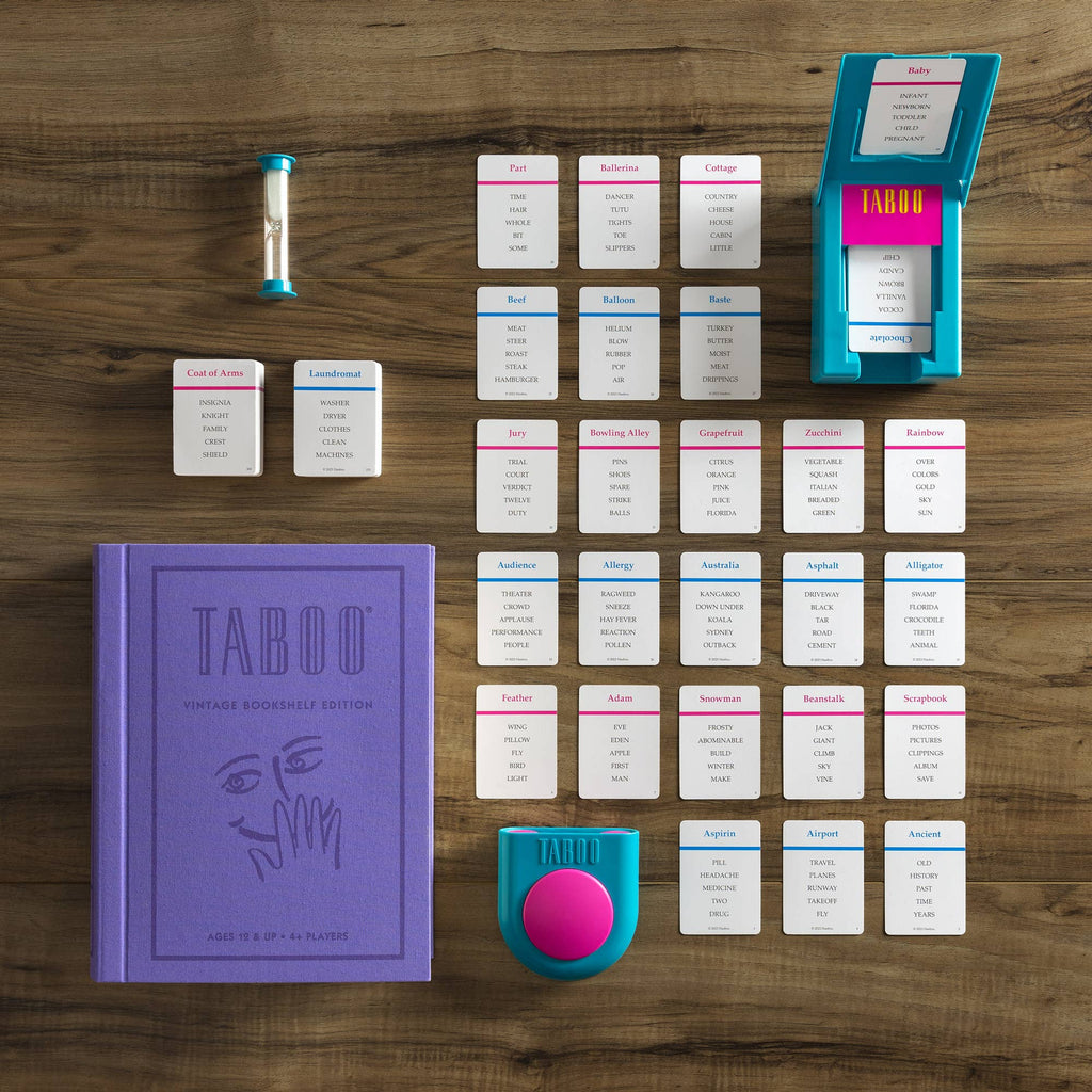 Board Game: Taboo Vintage Bookshelf Edition