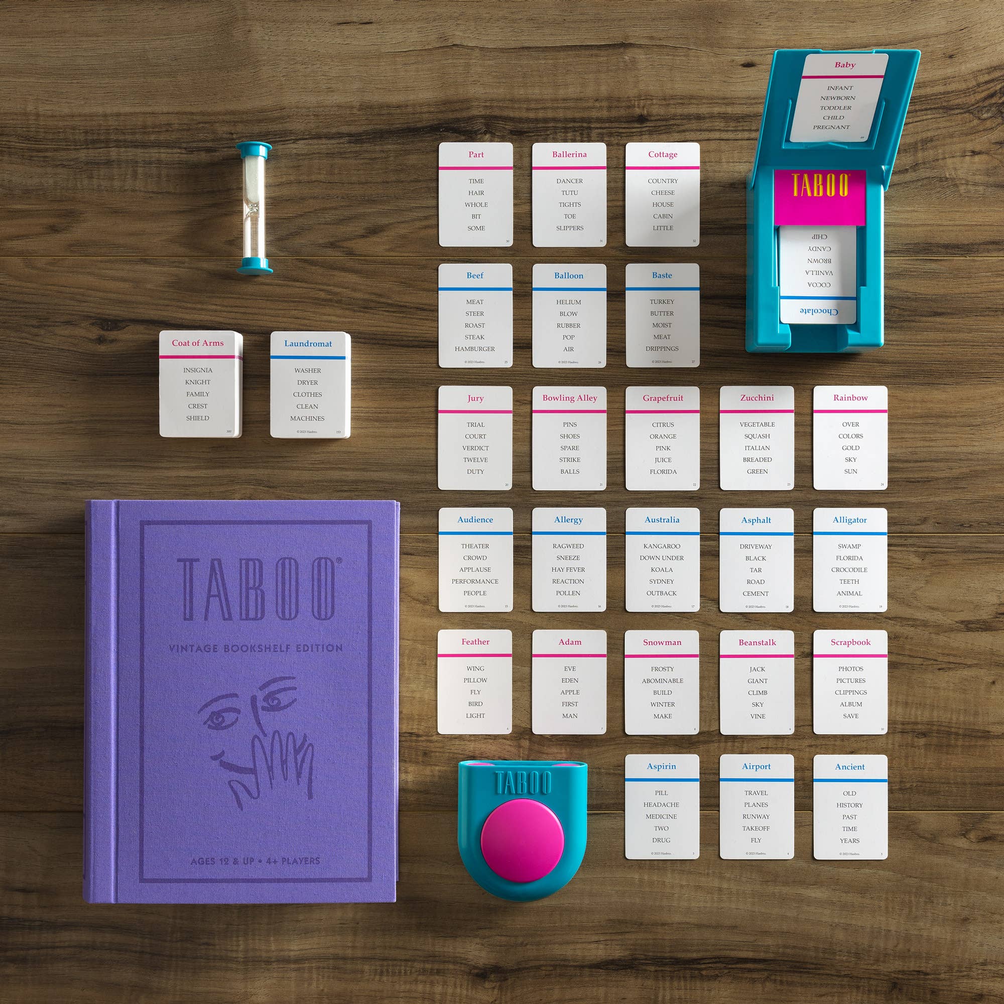Board Game: Taboo Vintage Bookshelf Edition